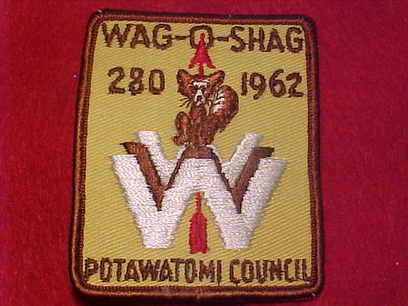 280 EX1962 WAG-O-SHAG, 1962, POTAWATOMI COUNCIL