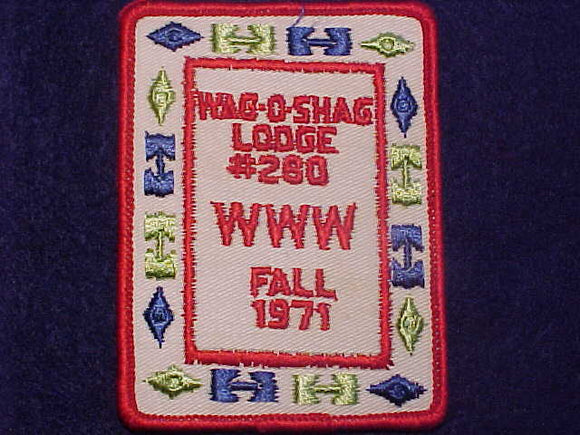 280 EX1971-2 WAG-O-SHAG, FALL 1971