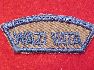 290 X4 WAZI YATA, SEGMENT