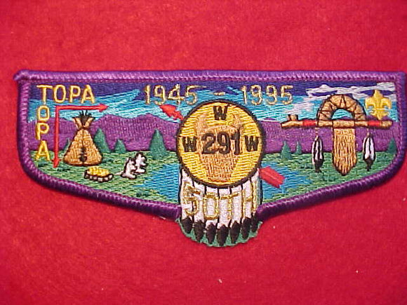291 S63 TOPA TOPA1945-1995, 50TH ANNIV.