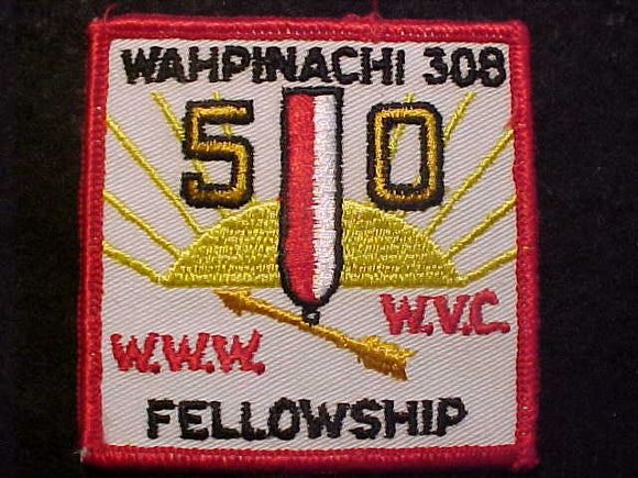 308 EX1965 WAHPINACHI, 1965 FELLOWSHIP, W.V.C.