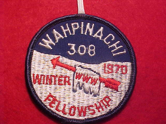 308 ER1970 WAHPINACHI, 1970 WINTER FELLOWSHIP