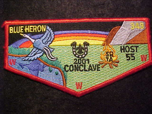 349 S59 BLUE HERON , 2001 CONCLAVE HOST