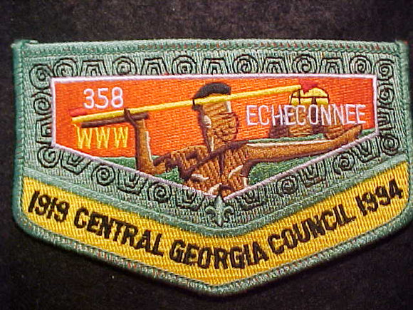 358 S15 ECHECONNEE, 1919-1994, CENTRAL GEORGIA COUNCIL