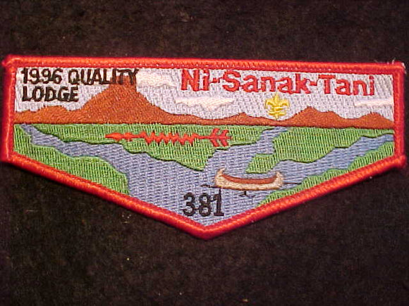381 S8 NI-SANAK-TANI, 1996 QUALITY LODGE