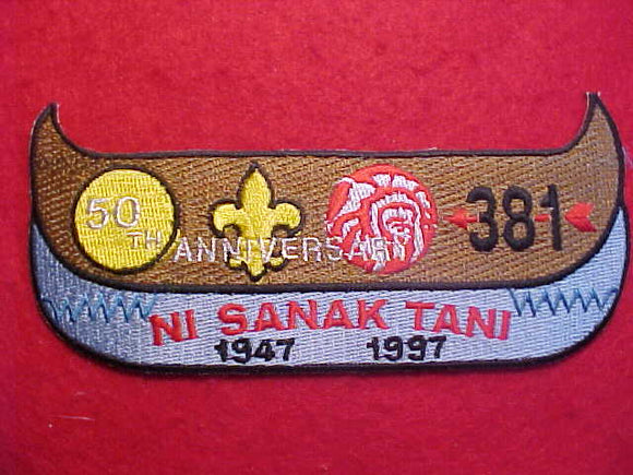 381 X5 NI-SANAK-TANI, 1947-1997, 50TH ANNIV.