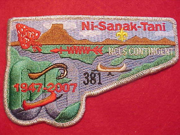 381 X? NI-SANAK-TANI, 1947-2007, NCLS CONTIGENT