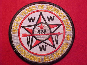 428 R4 LOQUANNE ALLANGWH (MISSPELLED ALLANGWA), 1950-2000, 50 YEARS