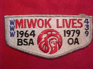 439 S22 MIWOK, 1964-1979, 15TH ANNIV.