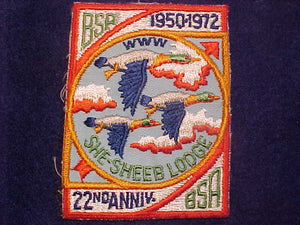 452 X3 SHE-SHEEB, 1950-1972, 22ND ANNIV.
