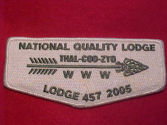 457 S59 THAL-COO-ZYO, 2005 NATIONAL QUALITY LODGE
