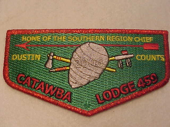 459 S88 CATAWBA, 2006, HOME OF THE SOUTHERN REGION CHIEF, DUSTIN COUNTS, NOW LISTED AS S-93