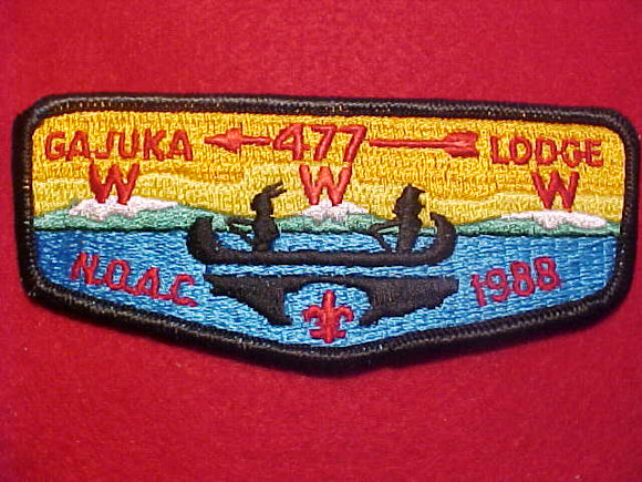 477 S14 GAJUKA, NOAC 1988, BLACK BDR.