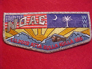 185 S25 ATTA KULLA KULLA, 2002 NOAC FUNDRAISER, SMY BDR.