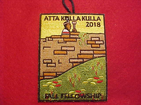 185 EX2018- ATTA KULLA KULLA, 2018 FALL FELLOWSHIP