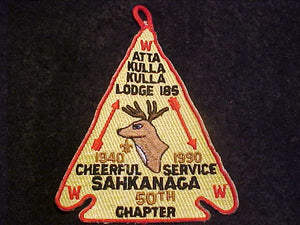 185 A1 ATTA KULLA KULLA, SAHKANAGA CHAPTER, 1940-1990, 50TH