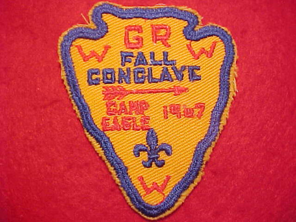 97 EA1967-1 KIT-KE-HAK-O-KUT, GOLDEN ROD CHAPTER FALL CONCLAVE, CAMP EAGLE 1967