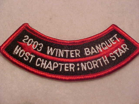 257 EX2003? AGAMING LODGE SEGMENT, 2003 WINTER BANQUET, HOST CHAPTER: NORTH STAR