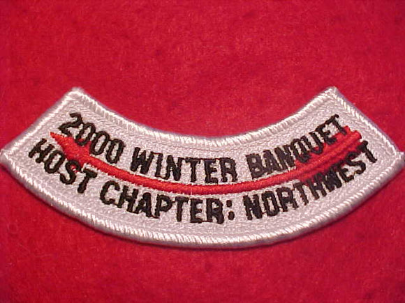 257 EX2000? AGAMING LODGE SEGMENT, 2000 WINTER BANQUET, HOST CHAPTER: NORTHWEST, NOT IN BLUE BOOK