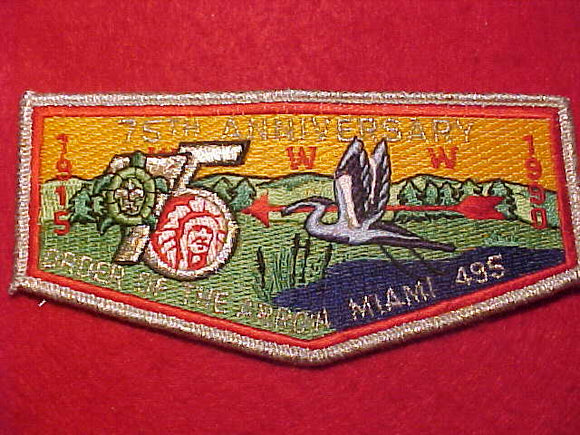 495 S12 MIAMI, 1915-1990, 75TH OA