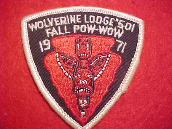 501 EX1971-2 WOLVERINE, FALL POW-WOW 1971