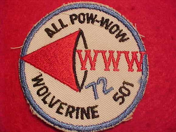 501 ER1972-2 WOLVERINE, FALL POW-WOW, THREAD BREAK 