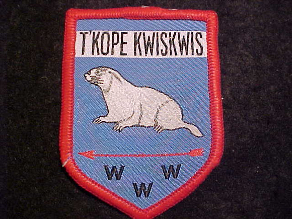 502 X1 T'KOPE-KWISKWIS, WOVEN