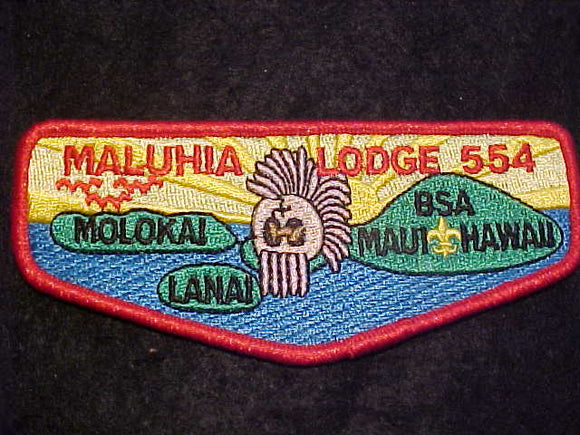 554 S11B MALUHIA, MOLOKAI/LANAI/MAUI, HAWAII
