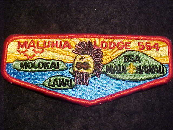 554 S17A MALUHIA, MOLOKAI/LANAI/MAUI, HAWAII