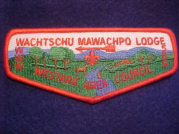 559 S30 WACHTSCHU MAWACHPO, WESTARK AREA COUNCIL, REDDISH ORANGE BDR.