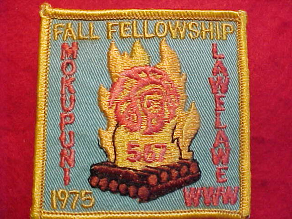 567 EX1975 MOKUPUNI O LAWELAWE, 1975 FALL FELLOWSHIP