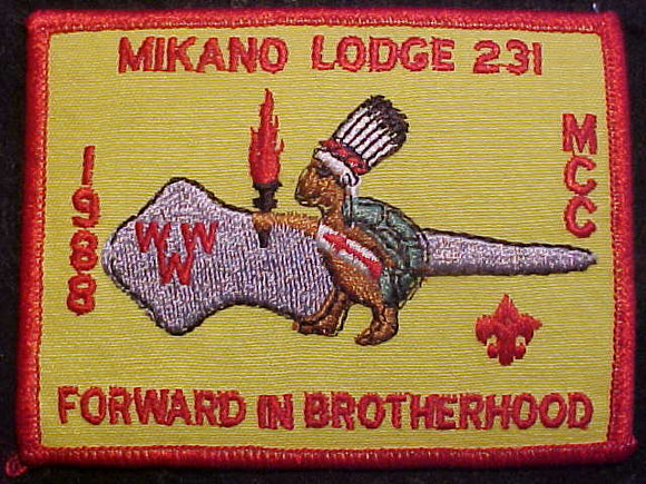 231 EX1988-1 MIKANO, 1988 FORWARD IN BROTHERHOOD, MCC