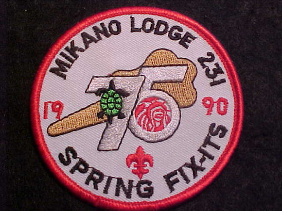 231 ER1990-1  MIKANO, 1990 SPRING FIX-ITS