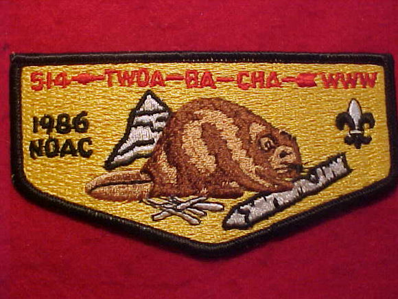514 S15 TWOA-BA-CHA, 1986 NOAC