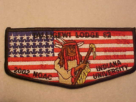 62 S18 TALLIGEWI, 2002 NOAC, INDIANA UNIVERSITY