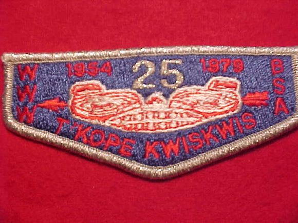 502 S7 T'KOPE KWISKWIS, 1954-1979, 25TH ANNIV.