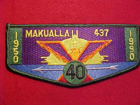 437 S4 MAKUALLA, 1950-1990, 40TH ANNIV.