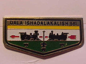 561 OALA ISHADALAKALISH PIN, FLAP SHAPE