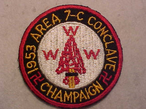 1953 AREA 7-C CONCLAVE CHAMPAIGN