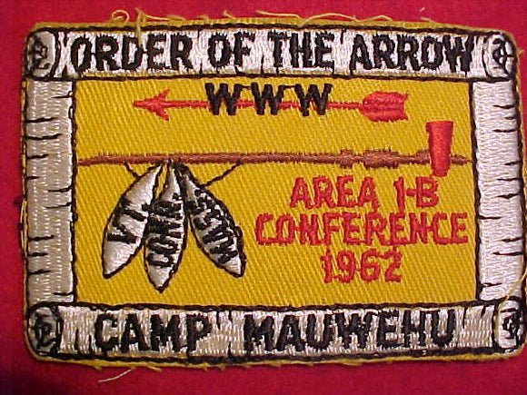 1962 AREA 1-B CONFERENCE, CAMP MAUWEHU