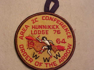 1964 AREA 2-C CONFERENCE, LDOGE 76 HUNNICICK