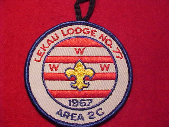 1967 AREA 2-C, LODGE 77 LEKAU