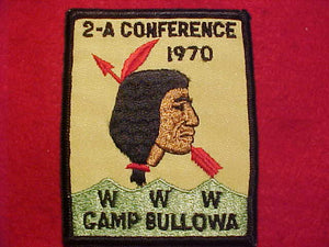 1970 AREA 2-A CONFERENCE, CAMP BULLOWA