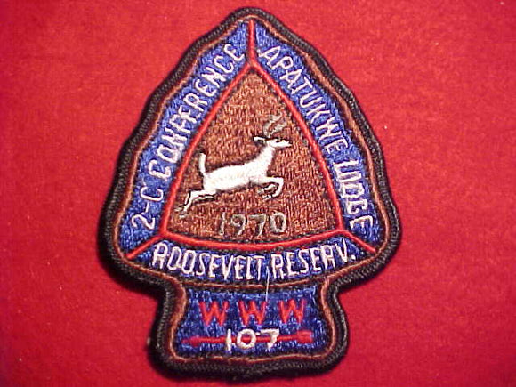 1970 AREA 2-C CONFERENCE, LODGE 107 APATUKWE, ROOSEVELT RESV.