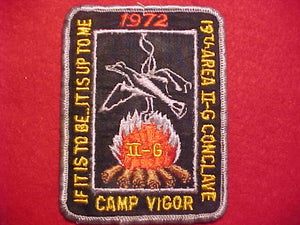 1972 AREA 2-G CONCLAVE, CAMP VIGOR