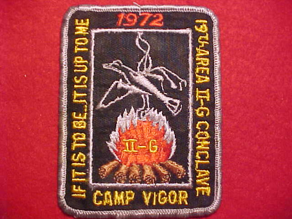 1972 AREA 2-G CONCLAVE, CAMP VIGOR