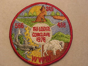 1976 TRI-LODGE CONCLAVE, LODGES 566, 488, 249