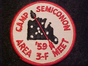 1959 AREA 3-F MEET, CAMP SEMICONON