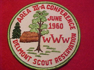 1960 AREA 3-A CONFERENCE, DELMONT SCOUT RESV.