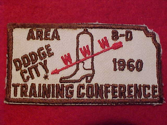 1960 AREA 8-D TRAINING CONFERENCE, DODGE CITY